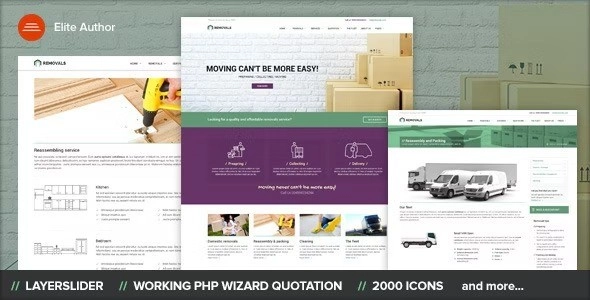 REMOVALS Moving WordPress Theme 1.0 GPL Theme