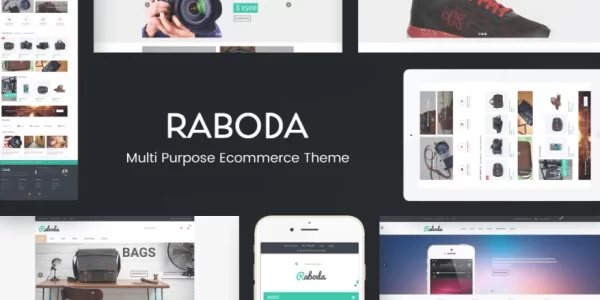 Raboda eCommerce Responsive WordPress Theme 1.5.5 GPL Theme