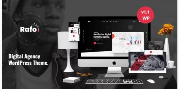 Rafo Digital Agency WordPress Theme 1.1 GPL Theme