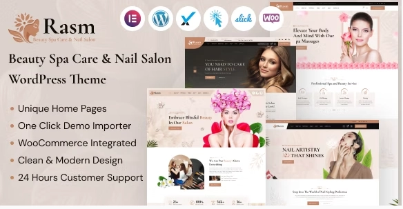Rasm – Beauty Spa Care Nail Salon WordPress Theme 1.0.0 GPL Theme