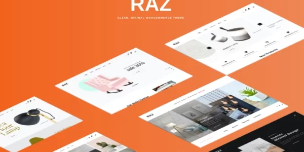 Raz Clean, Minimal WooCommerce Theme 1.1.2 GPL Theme