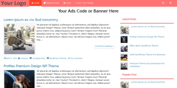 ReFresh Pro WP Theme by insertcart 2.8 GPL Theme