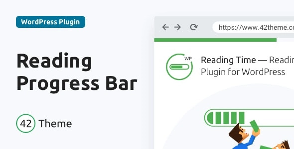 Reading Time — Reading Progress Bar for WordPress 2.0.3 GPL Plugins