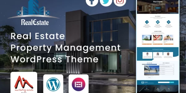 Real Estate Property Management WordPress Theme 1.00 GPL Theme