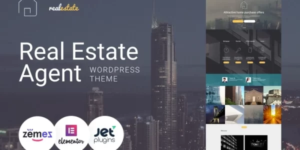 Real Estate Real Estate Agent WordPress Theme 1.0.1 GPL Theme