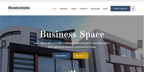 Realestate Base Pro 2.7 GPL Theme