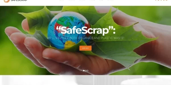 Recycling Services Environmental WordPress Theme 1.0.0 GPL Theme