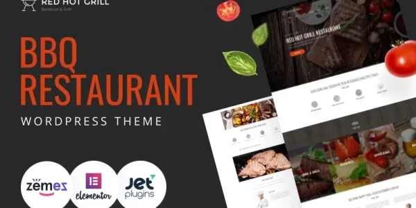 Red Hot Grill Restaurant WordPress Theme 1.0.1 GPL Theme
