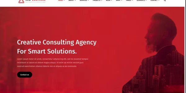 RedBiz Finance Consulting Multi-Purpose WordPress Theme 1.2.7 GPL Theme