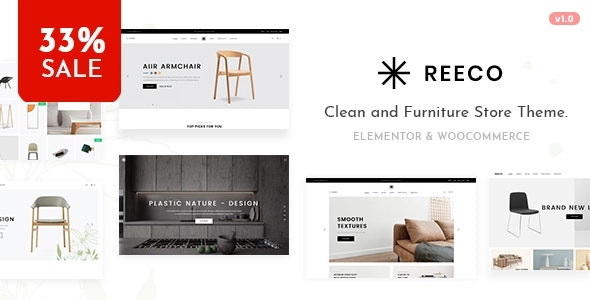 Reeco Furniture WooCommerce WordPress Theme 1.0.1 GPL Theme