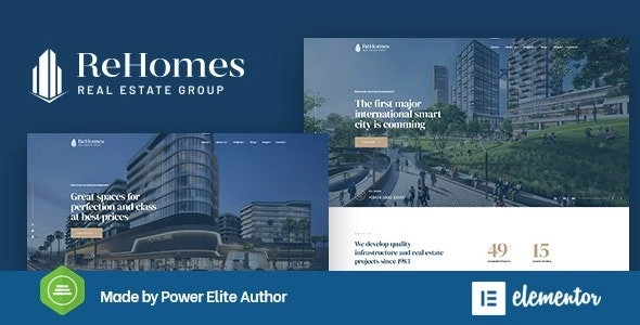 Rehomes Real Estate Group WordPress Theme 2.0.6 GPL Theme