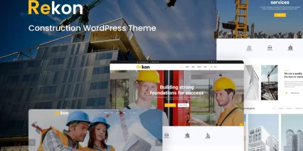Rekon Construction WordPress Theme 1.0.14 GPL Theme