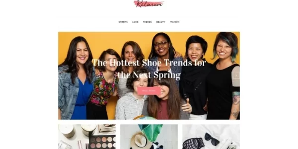 Relarum Women Blog Multipurpose Classic WordPress Elementor Theme WordPress Theme 1.0.0 GPL Theme