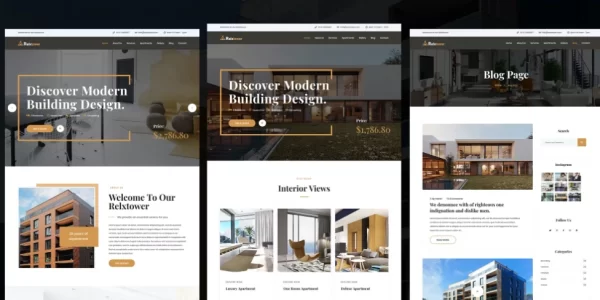 Relxtower Single Property Elementor WordPress 1.0 GPL Theme