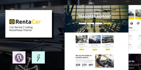 Rentacar Car Rental / Listing WordPress Theme 1.8 GPL Theme