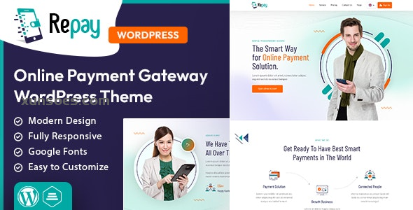 Repay | Payment Gateway WordPress Theme 1.0.0 GPL Theme