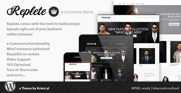 Replete e-Commerce and Business 4.3 GPL Theme