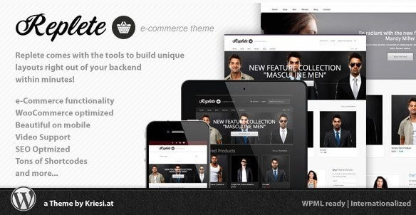 Replete e-Commerce and Business 4.3 GPL Theme