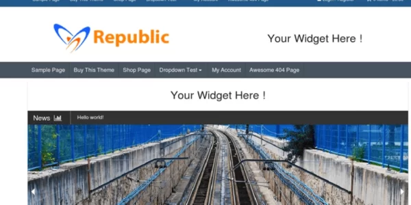 Republic is new WordPress theme provided by InsertCart 4.5.1 GPL Theme