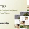 Restera Organic Food and Restaurant One Page WordPress Theme 1.0.0 GPL Theme