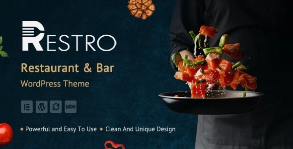 Restro Restaurant Bar WordPress Theme 1.3 GPL Theme