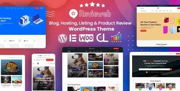 Revieweb Review WordPress Theme 1.4 GPL Theme