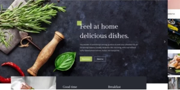 Rhea  – restaurants and reservations corporate theme 1.3.1 GPL Theme