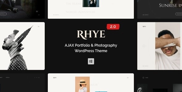 Rhye AJAX Portfolio WordPress Theme 2.9.7 GPL Theme