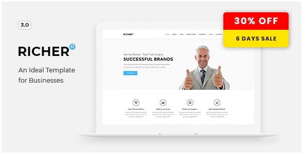 Richer Responsive Multi-Purpose Theme 3.2.5 GPL Theme