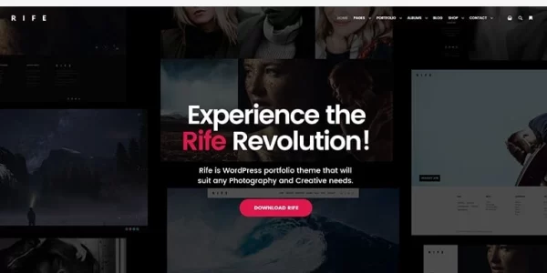 Rife Pro – Creative WP Theme​​ 2.4.17 GPL Theme