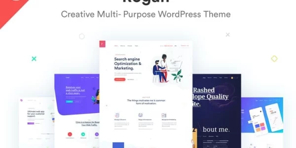 Rogan Creative Multipurpose WordPress Theme for Agency, Saas, Portfolio 1.7.5 GPL Theme