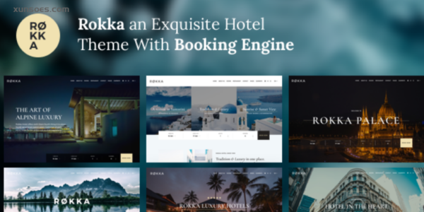 Rokka – Hotel Theme With Booking System 1.2.1 GPL Theme