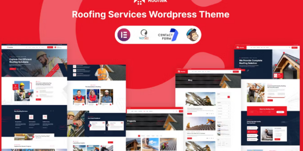 Rooftek Roofing Services WordPress Theme 1.0.0 GPL Theme
