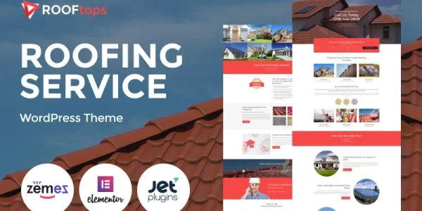 Rooftops Roofing Services WordPress Theme 2.0.1 GPL Theme