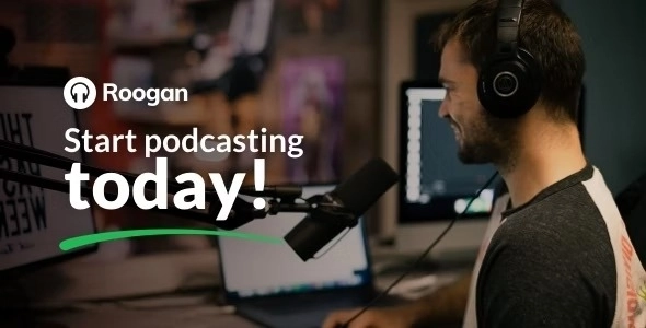 Roogan Podcast Theme 1.2.2 GPL Theme