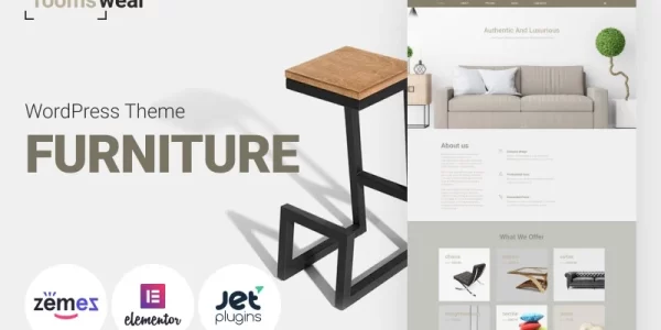 Roomswear Furniture WordPress Elementor Theme WordPress Theme 1.0.1 GPL Theme