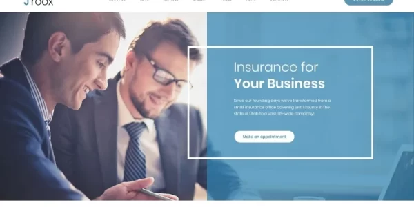Roox Insurance WordPress Theme 1.0.0 GPL Theme