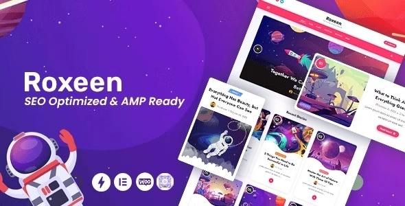 Roxeen | Personal Lightweight WordPress Theme 1.6 GPL Theme
