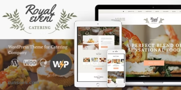 Royal Event | Catering Wedding Theme 1.5.2 GPL Theme