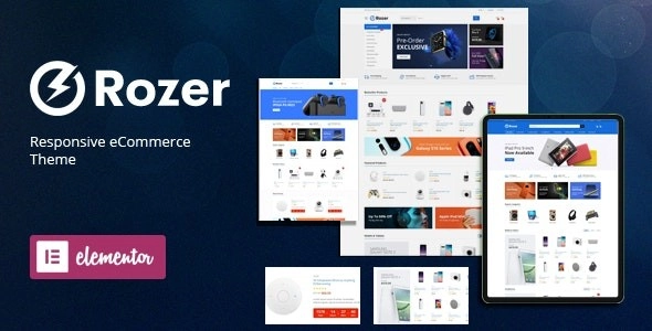 Rozer Digital eCommerce WordPress Theme 1.0.2 GPL Theme
