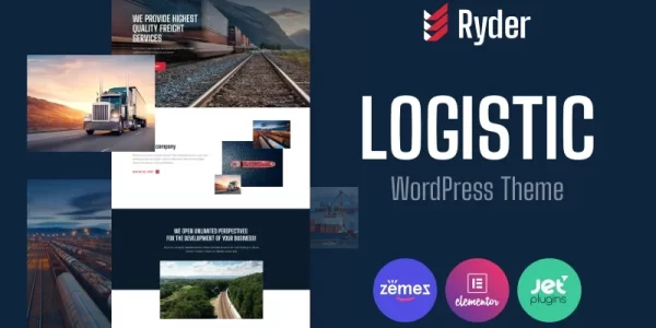 Ryder Logistic Website Design for Moving Companies WordPress Theme 1.0.0 GPL Theme