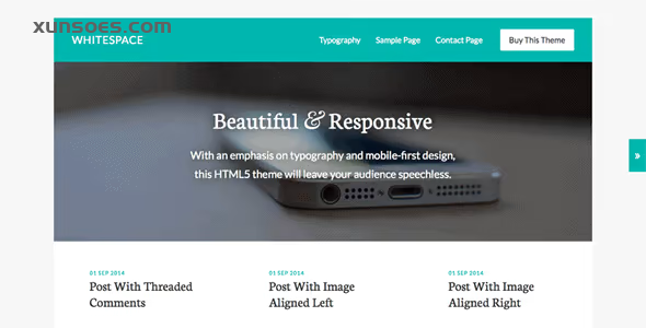 STUDIOPRESS WHITESPACE PRO WORDPRESS THEME 1.0.3 GPL Theme