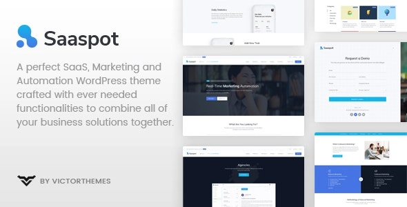SaaSpot SaaS Marketing Automation WordPress Theme 1.9.0 GPL Theme