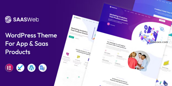 Saasweb WordPress Theme For App Saas Products 2.9 GPL Theme