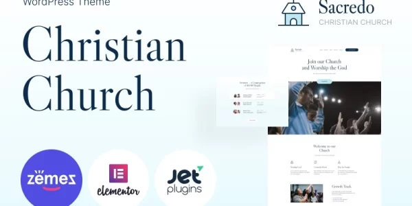 Sacredo Responsive Religious WordPress Theme 1.0.1 GPL Theme