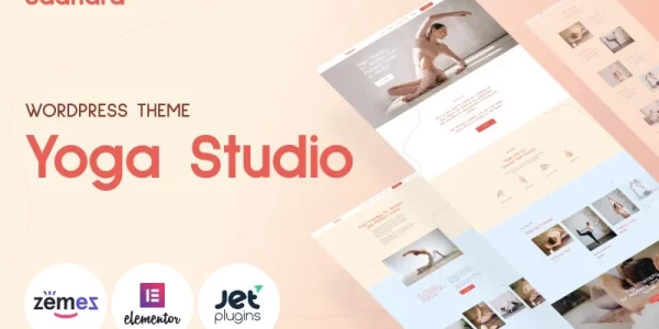 Sadhara Yoga Studio WordPress Theme 1.0.1 GPL Theme