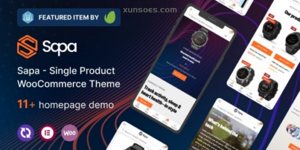 Sapa Product Landing Page WooCommerce Theme 1.1.0 GPL Theme