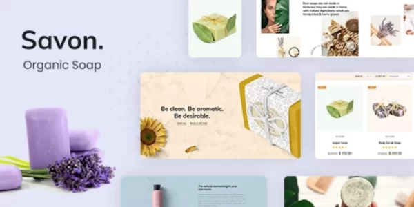 Savon Handmade Shop WordPress Theme 1.5 GPL Theme