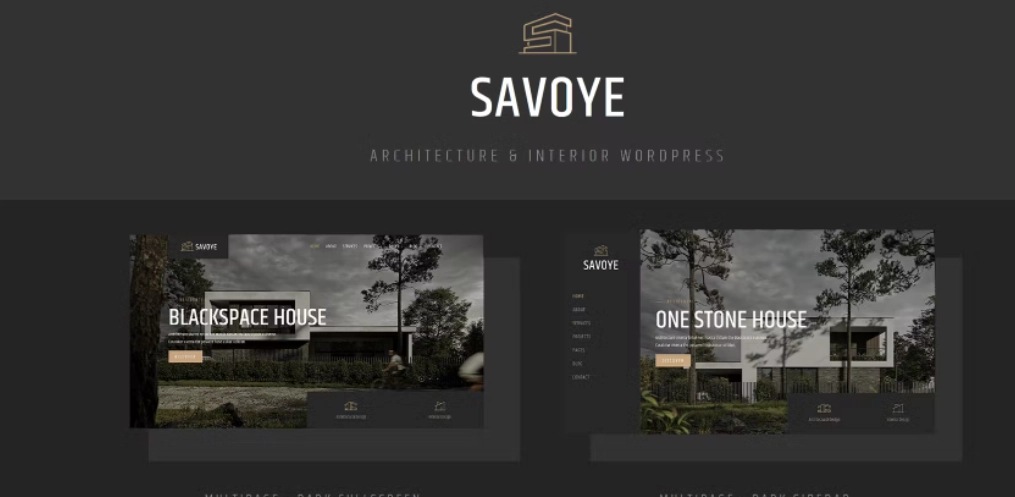 Savoye Architecture Interior WordPress Theme 1.0 GPL Theme