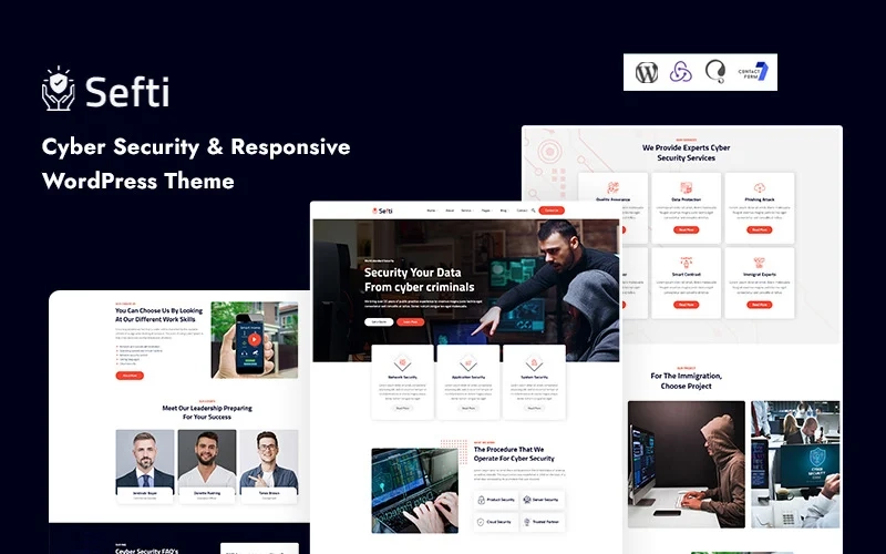 Sefti Cyber Security WordPress Theme 1.0.0 GPL Theme